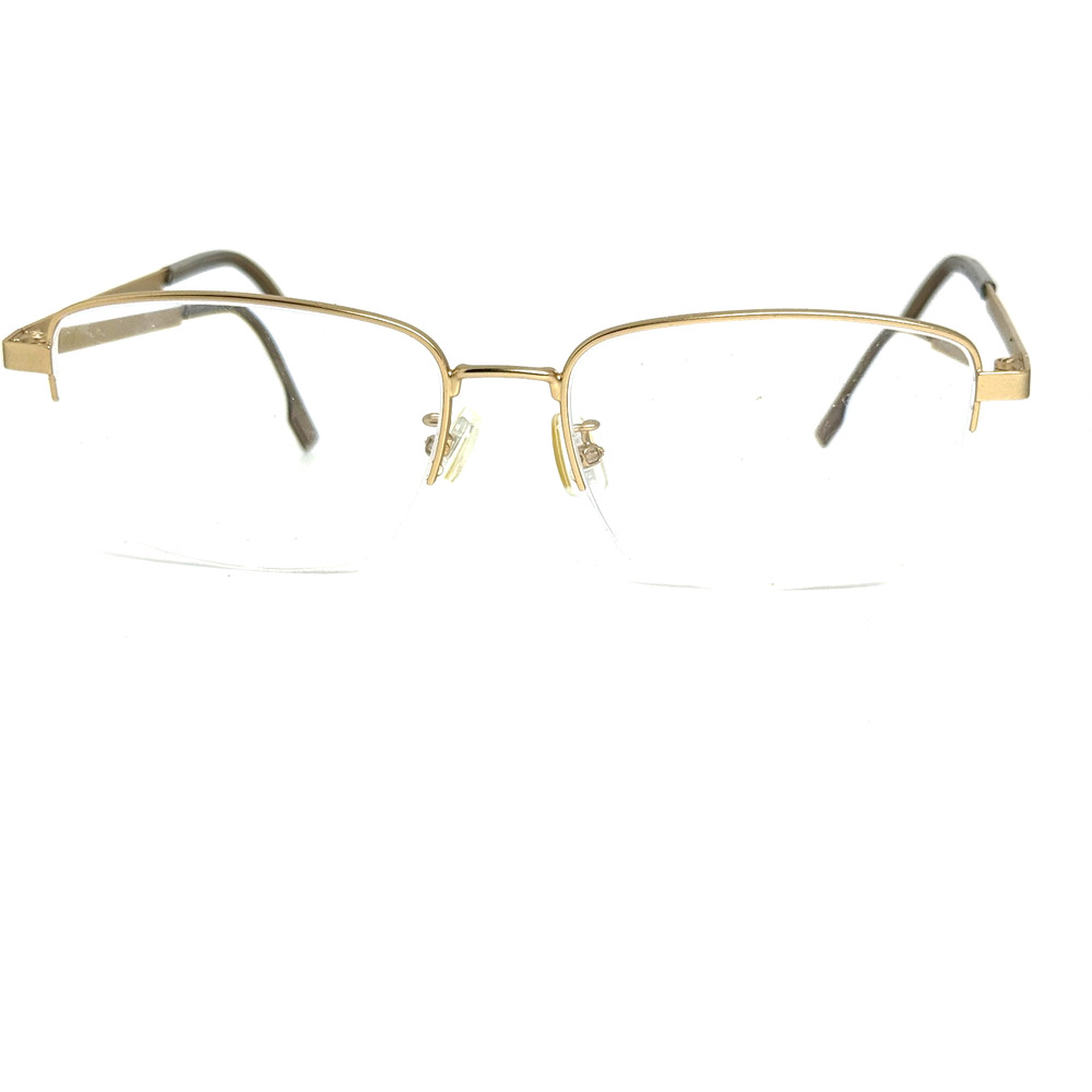 Hugo Boss Men's Eyeglasses Matte Gold Rectangular Frame BOSS 1474/F 19917